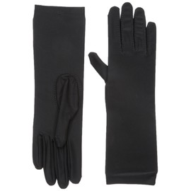 Isotoner Women's Unlined 3 Button Length Glove, Black, OS