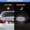 GAOLAOSY 3PCS No Tailgating Student Driver Magnet for Car, Reflective