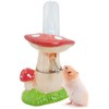 PINVNBY Mushroom Ceramic Hamster Water Bottle 80ML Automatic Gerbil Water