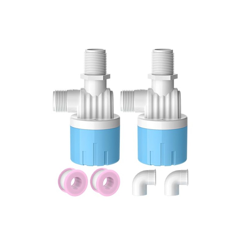 Cxztcl 2 Pack 3/4 Float Valve for Water Tank,Aquapulse Water