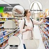 Canvas Grocery Bags, Reusable Shopping Bag Heavy Duty, 4/10 Pack