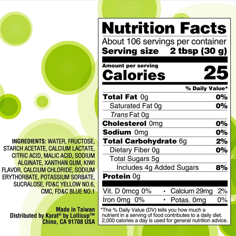 Tea Zone Kiwi Popping Pearls (7 lbs)