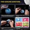 FLETANGO Excavation Set Solar System, Minerals and Crystals for Children