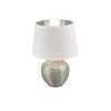 Reality Leuchten Ceramic Table Lamp with Fabric Shade