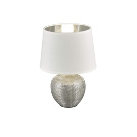 Reality Leuchten Ceramic Table Lamp with Fabric Shade