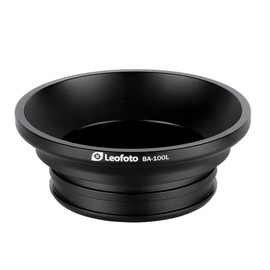 LEOFOTO B-100L 75mm Bowl to 100mm Adapter for Systematic Tripod Converts 70mm Opening