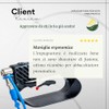 PATERLINI Handle for Compressed Air Vibrating Rod Reduces Vibration -