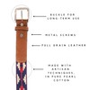 GauchoLife Interchangeable Handmade Woven Polo Belt - Guarda Pampas Design,