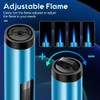 LcFun Torch Lighters 3 Pack Refillable Butane Lighter with Visible