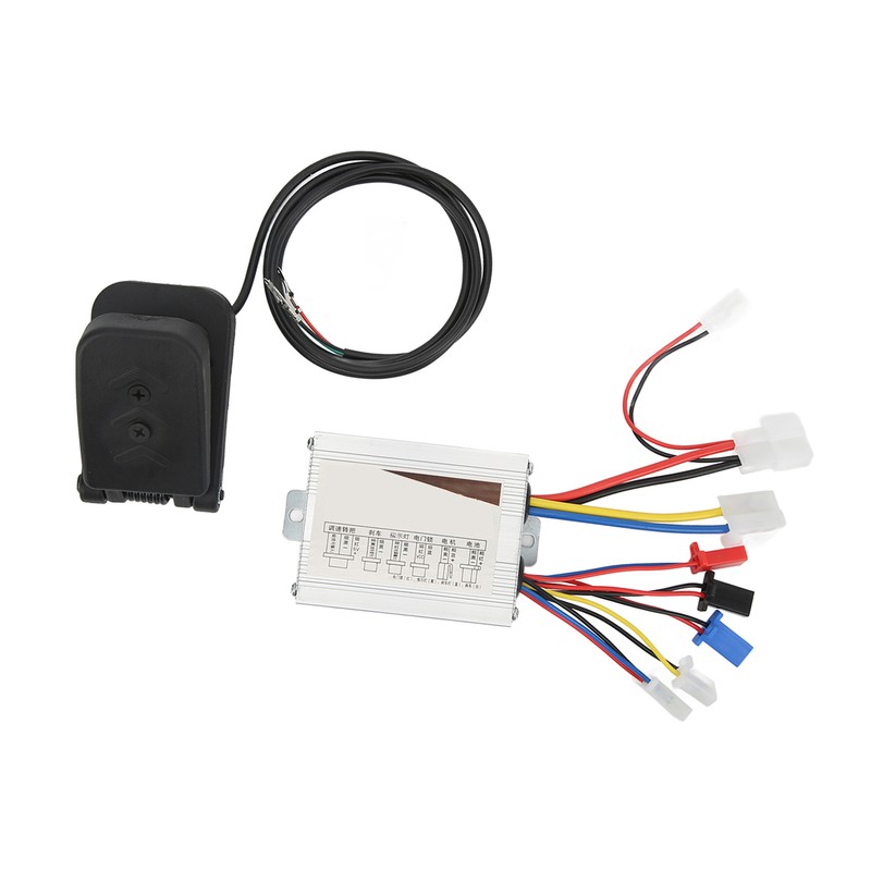 DC24V 500W Brushed Speed Controller with Throttle Pedal Kit for