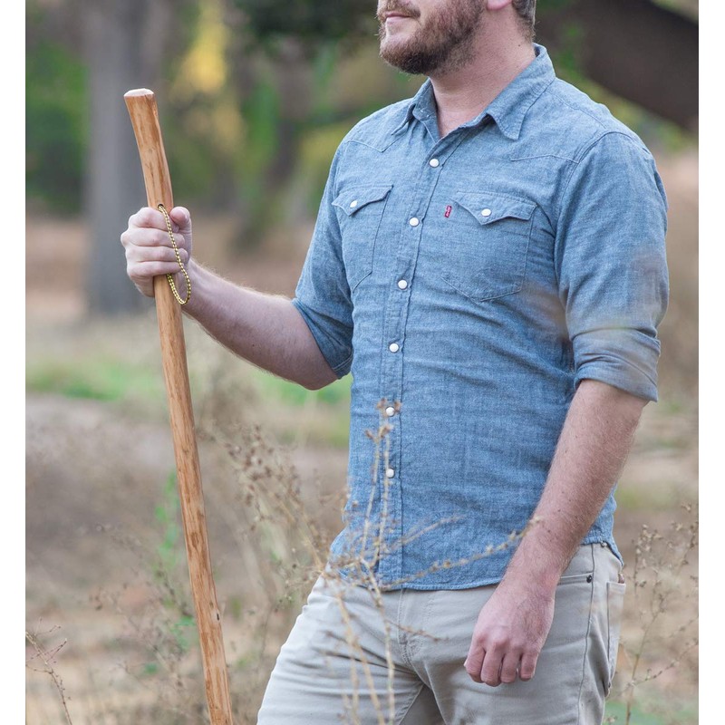 SE Survivor Series Heavy Duty Wooden Walking/Hiking Stick, 60" -