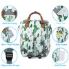 Atsabdas Cactus Print Diaper Bag Backpack for Mom Dad, Maternity