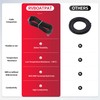RVBOATPAT 20A 125V AC DPST Waterproof IP66 Inline Power Switch