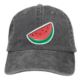 Summer Watermelon Smoothie Baseball Cap Golf Dad Hat Adjustable Original Classic Low Profile Cotton Hat Men Women, Summer Red Watermelon Deep Heather 7, One Size