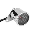 65mm Black Face LED Mechanical Motorcycle Speedometer Odometer Gauge with