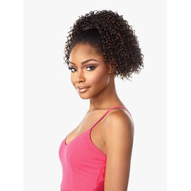 Sensationnel Instant Weave Synthetic Half Wig with Drawstring Cap - IWD 10 (1 Jet Black)
