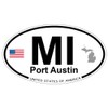 US Decal, Inc. Port Austin, Michigan Oval Sticker
