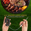 Nutrichef Bluetooth Meat Thermometer for Grilling and Smoking with 6