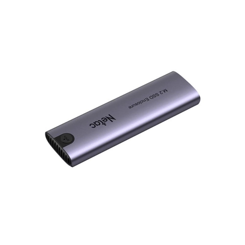 Netac M.2 NVMe/SATA External Enclosure, USB3.1, Aluminum, 10Gbps, USB C