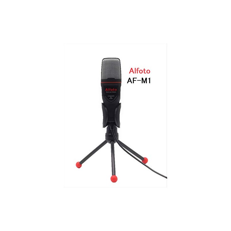 Alfoto AF-M1 3.5mm 4 Pole Mini Plug Condenser Microphone *The