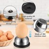 Zhenghebuy Egg Cutters, Egg Picks, Set of 2 Stainless Steel