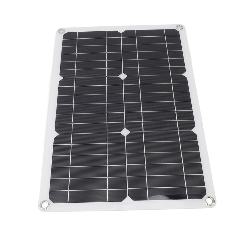 20W 18V Monocrystalline Solar Panel Kit Multifunctional Emergency High Efficiency