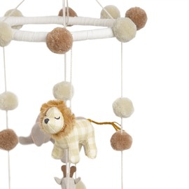 Crane Baby Mobile for Crib, Safari Nursery Décor for Boys and Girls, Ceiling Hanging, 11" x 28"