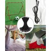 Bungee Cords with Hooks 50 Pcs - 10 Inch Elastic
