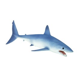 Safari Ltd. Mako Shark Figurine - Realistic 5.8" Plastic Figure - Educational Toy for Boys, Girls, and Kids Ages 3+