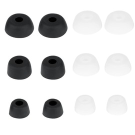 Replacement Soft Silicone Earbuds Tips Compatible with Jabra Elite 65t Headphone,6 Pairs Ear Tips Compatible with Jabra Elite 75t 65t Headphone, S M L