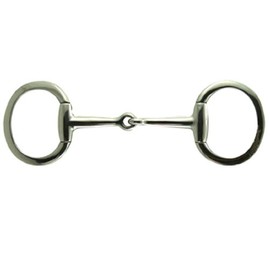 Coronet Flat Ring Eggbutt Snaffle Bit, 6-Inch