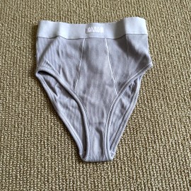 Skims Kim Kardashian Skims Iris Mica Rib High Waist Briefs, Size XXS NWT