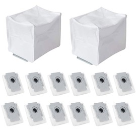 12 Pack Replacement Vacuum Bags, Compatible with iRobot Roomba i7, i7+, i3, i3+, i1+, i4, i4+, i6, i6+, i8, i8+, j7, j7+, s9, s9+ Plus, i & s & j Series Automatic Dirt Disposal Bags