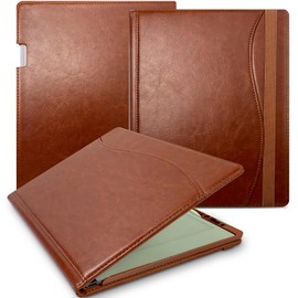 E NET-CASE Case for Remarkable 2 Digital Paper Tablet 10.3 Inch (2020 Released) - Premium PU Leather with Adjustable Angles and Card Slot & Integrated Pen Holder (Brown)