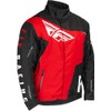 Fly Racing SNX Pro Snow Jacket (Black/Red, X-Large)