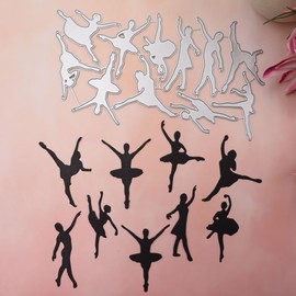 11 Ballet Girls Die Cuts for Card Making People Metal Cutting Dies for DIY Paper Scrapbooking Embossing Crafts