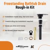maXpeedingrods Upgrade Freestanding Tub Drain Rough-in Kit, Freestanding Tub Drain