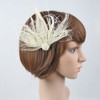 Song Qing Feather Hair Clip 1920s Flapper Fascinator Wedding Headwear