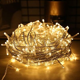 FUCHSUN $$$ Led String Light 163.7FT Decorative Lights Warm White 8 Mode Outdoor (500Leds)