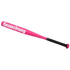 Spaß Kostet Pink Baseball Bat House Rules White