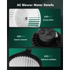 SCITOO 700287 Front HVAC Blower Motor with Fan Cage for