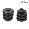 PATIKIL 1.4"x1.4" Refrigeration Compressor Rubber Mounting Feet, 6 Pack Foot