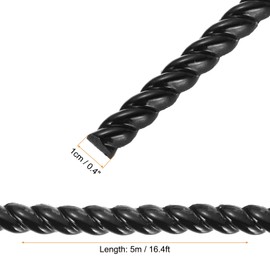 QUARKZMAN Abzieh- und Klebeleisten für Wände 0,4" x 16 ft Flexible Molding Trim Selbstklebende Wandverkleidungsstreifen Tapetenbordüre für DIY Wandsockel, Schwarz