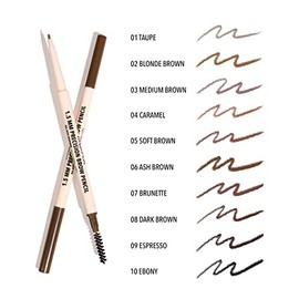 Moira Lápiz para cejas Precision Brow Pencil (009, ESPRESSO)                                                                                          