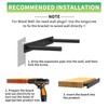 18 Inch Heavy Duty Blind Wall Mount Floating Shelf Bracket