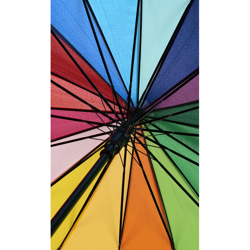 Variety To Go® Rainbow Umbrella, Rainbow Umbrella Large, Compact, Windproof,