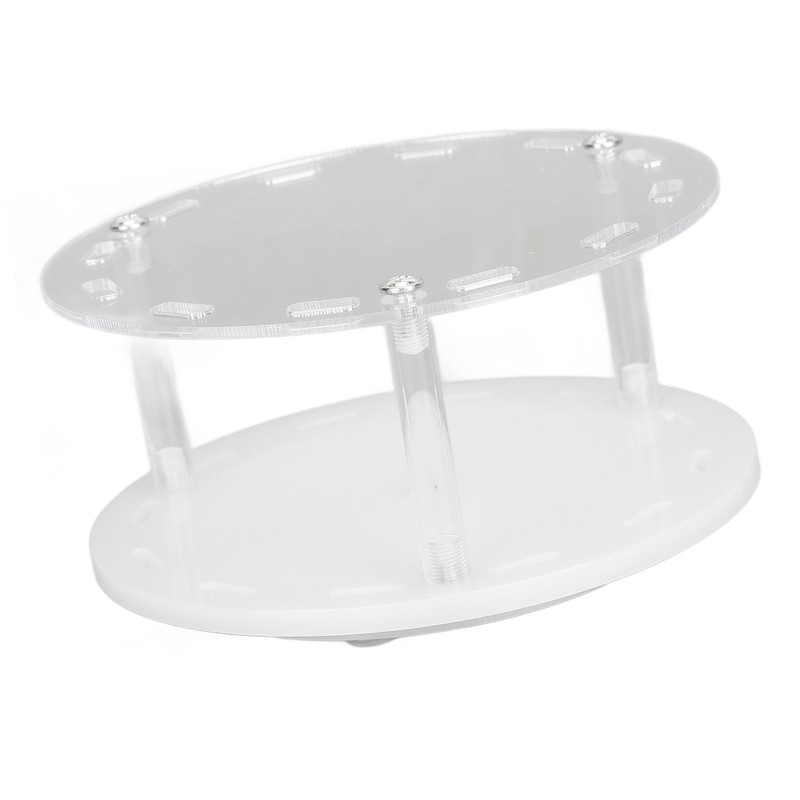 Acrylic Tweezers Stand Holder 12 Holes Rotatable Eyelash Extension Tool