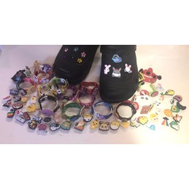 Wholesale 500 random shoe charms, fit bracelets and shoes, US seller