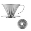 Stainless Steel Pour Over Coffee Dripper Cone Filter Cup Stand