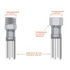 SFX® Flexible Hose 150 cm DN25-1 Inch Nut x 1